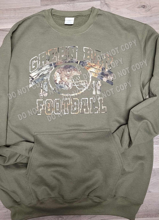 Chenille look camo design