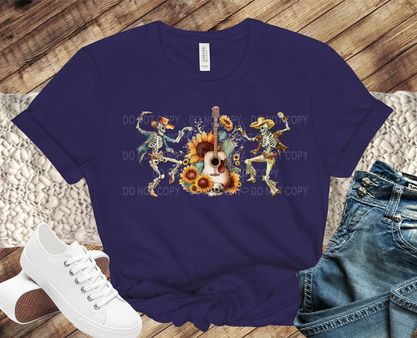 Dancing cowboy skeletons transfer