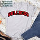 Faceted Arch New London Bulldogs shirt