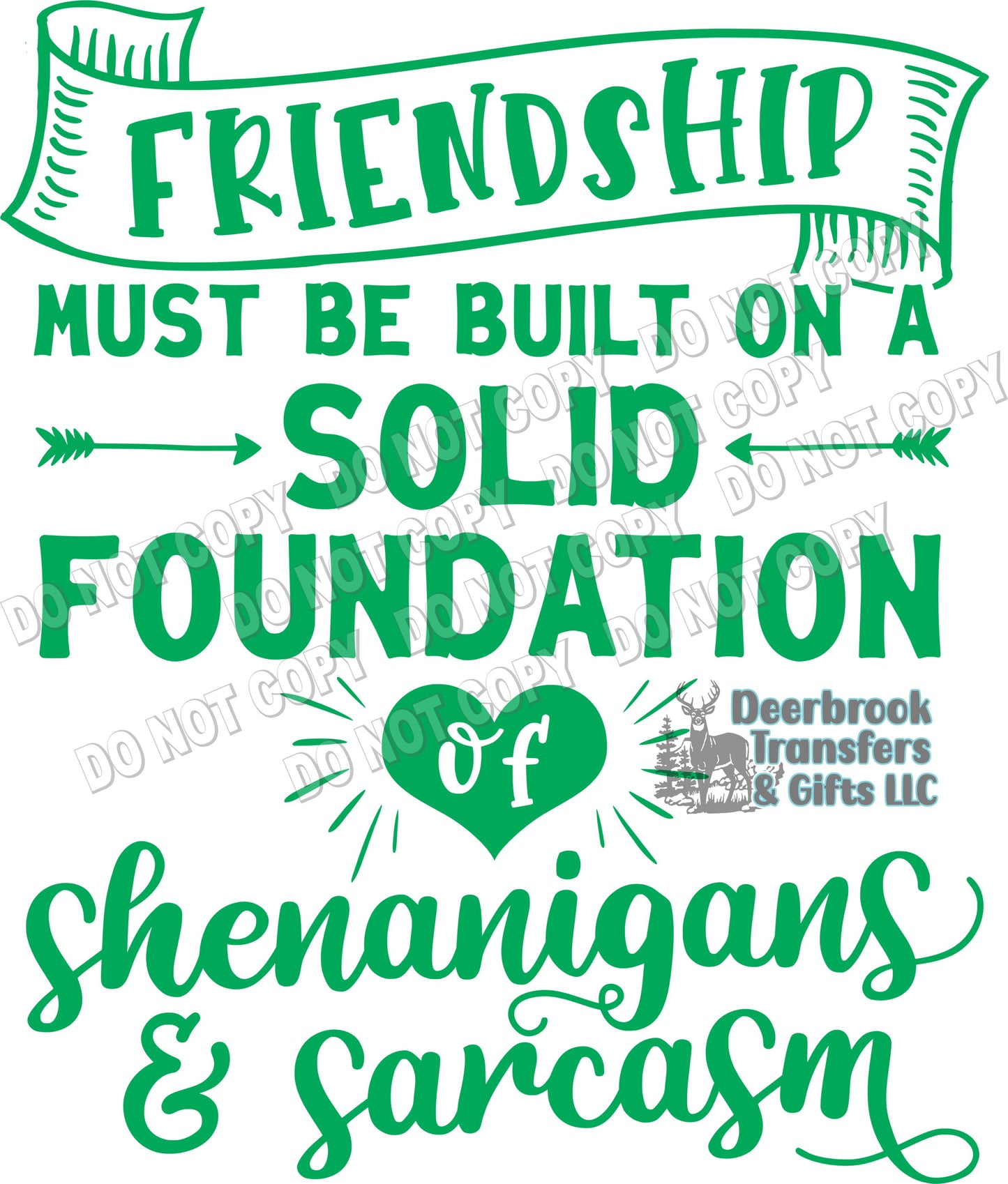 Friendship  DTF Transfer