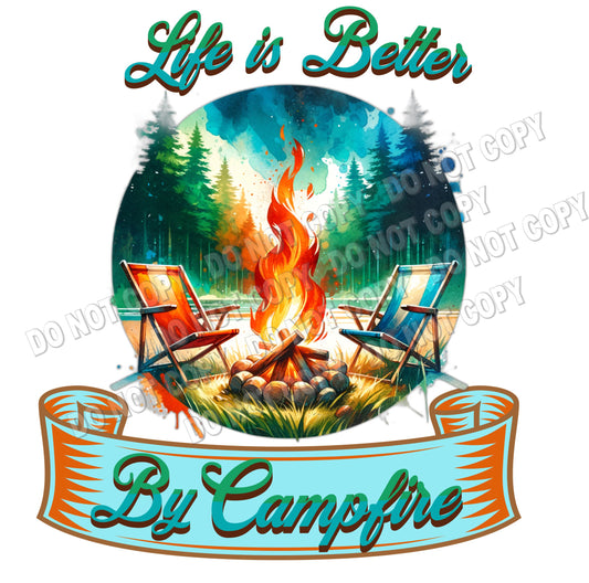 Life is better by the campfire
