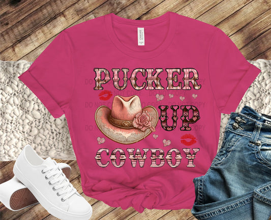 Pucker up cowboy transfer