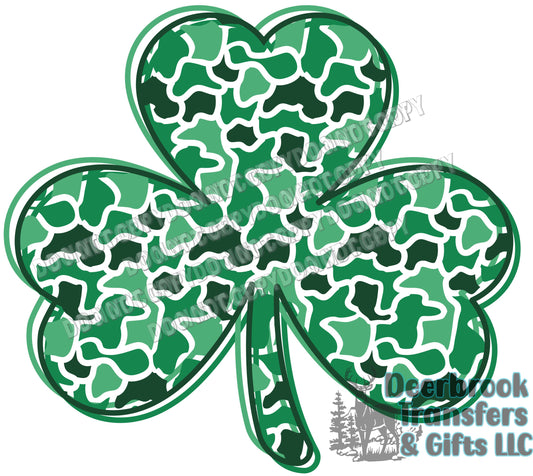 Shamrock Camo DTF Transfer