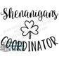 Shenanigan Coordinator DTF Transfer