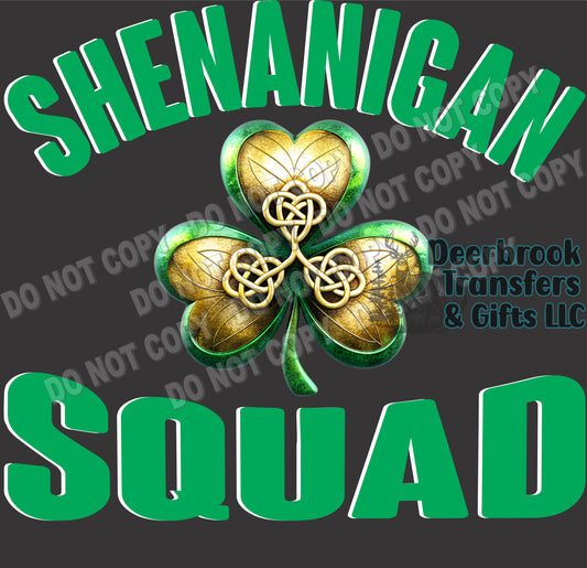 Shenanigan squad DTF Transfer