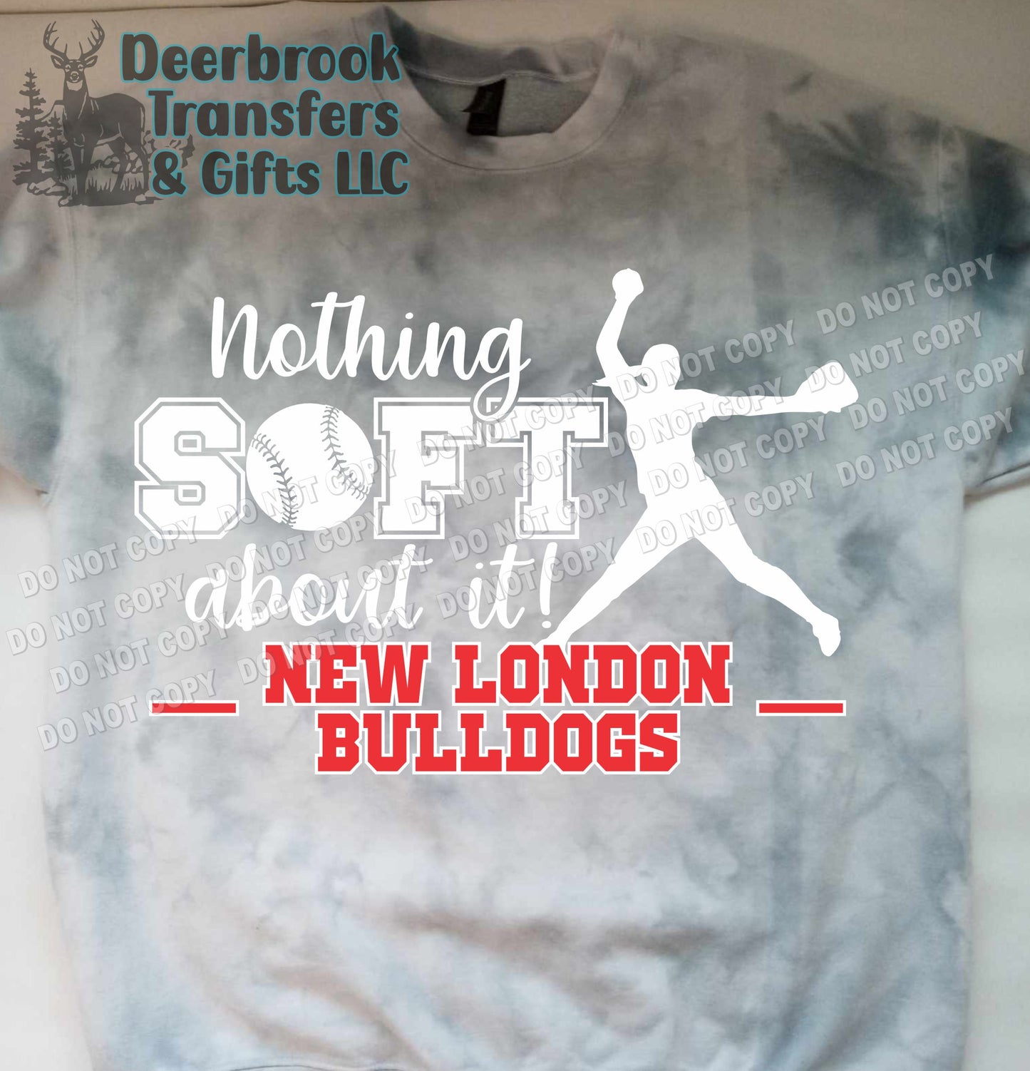 New London Bulldogs  Nothing soft about it shirt