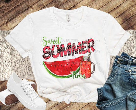 Sweet summertime watermelon transfer