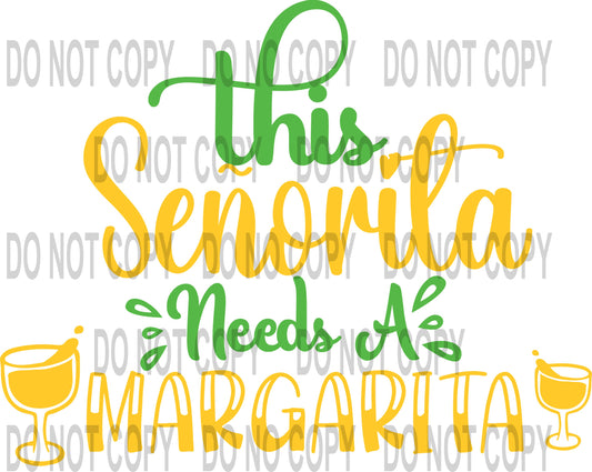 This Senorita needs a Margarita transfer