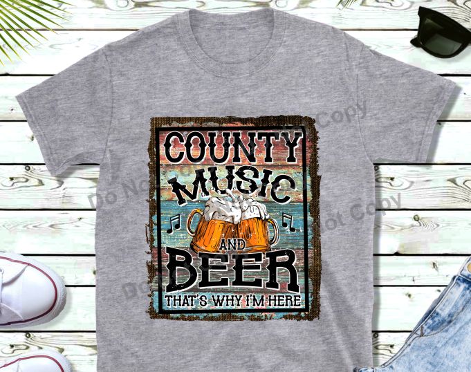 Country music and beer transfer
