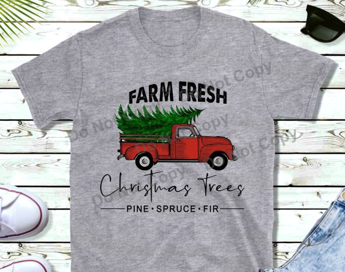 Farm Fresh Christmas Trees transfer