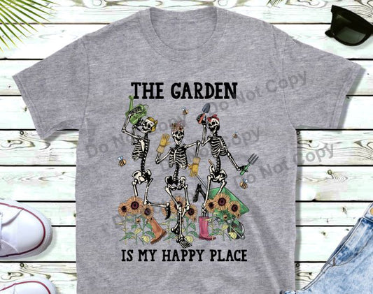 The garden is my happy place transfer
