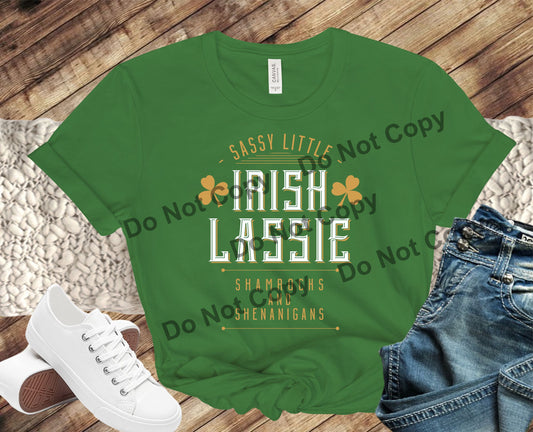 Sassy Little Irish Lassie transfer